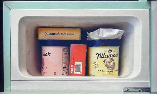 Andrew Leventis, "Packed Freezer (Diptych)"